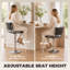 Swivel Upholstered Bar Stool-136959923