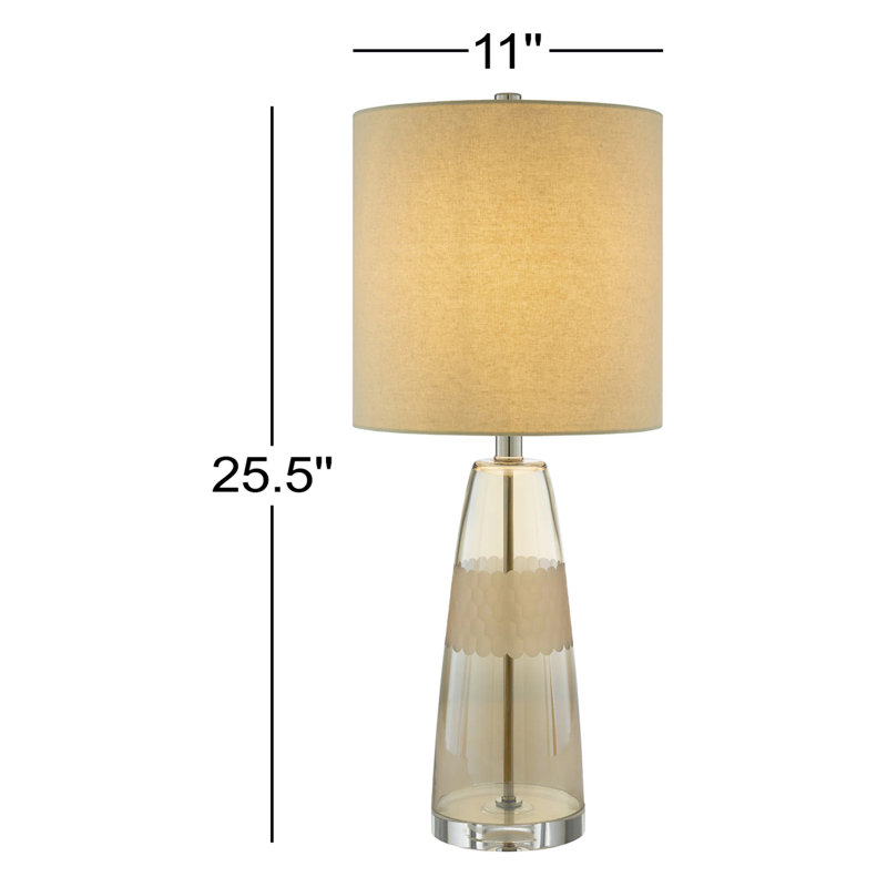 Lampe de table champagne 25,5 po Dez