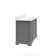 Derby 48" Carrara White Marble Countertop Bath Vanity with Faucet and Mirror