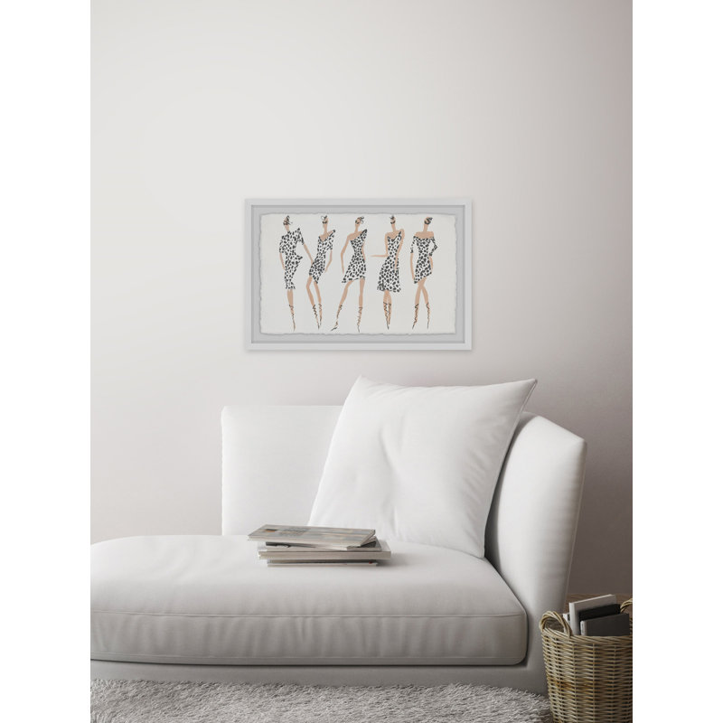 Dans Le Vent II 1 Piece Single Picture Frame Painting, 20cm H x 30cm W