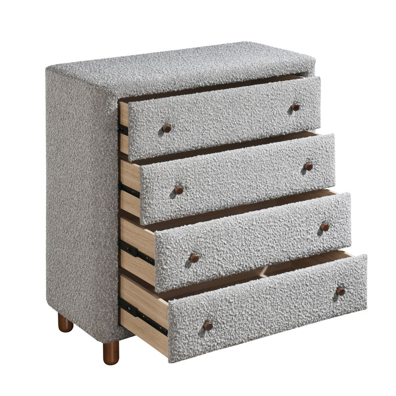 Chest, Gray Boucle