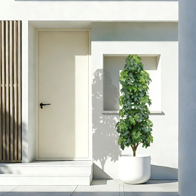 Arbre artificiel réaliste 6 pi, adapté à la décoration intérieure et extérieure, 1pc / ensemble
