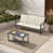 Beige Cushion/Brown Frame est en rupture de stock