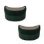 33.5cm Wide Curved Solid Colour Footstool Ottoman with Storage-1008829928