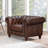 Anitza Upholstered Chesterfield Chair-57583824