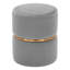 Artin 36cm W Velvet Round Footstool-324412736
