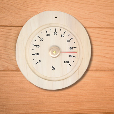 Thermomètre analogique fabriqué main ou hygromètre