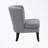 Upholstery Button Tufted Accent armless Chair-116199006