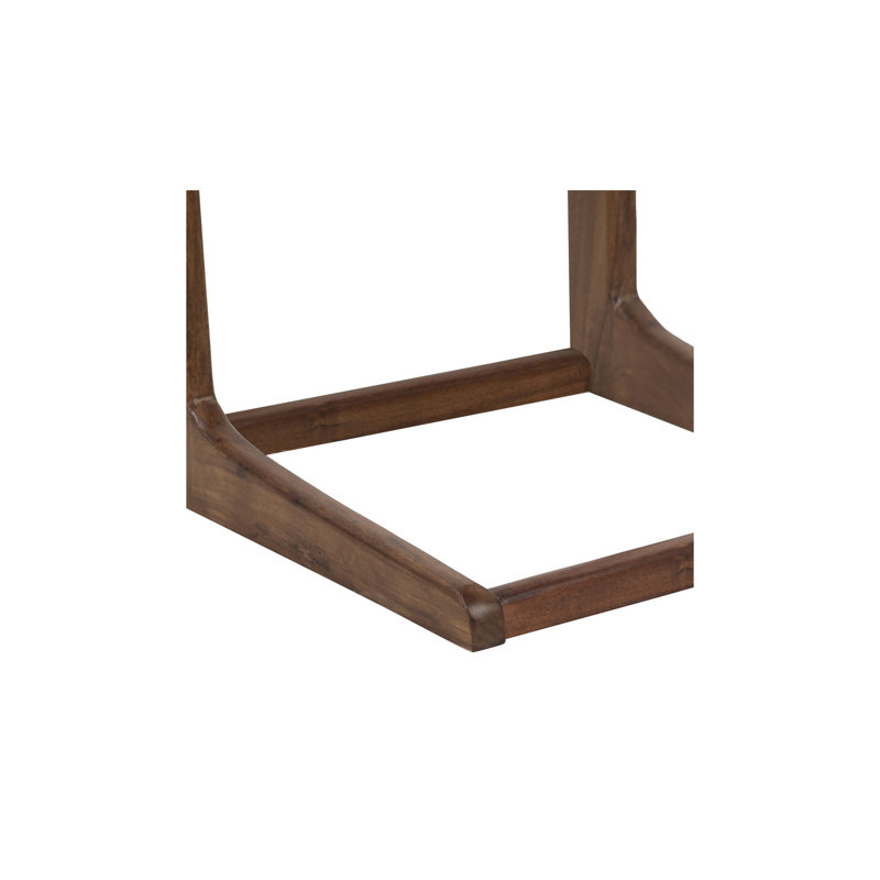 Portola Solid Wood Top End Table, Brown