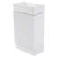 Petit meuble-lavabo autoportant 18 po avec porte-papier hygiénique et 1 porte à fermeture en douceur, rangement à gauche ou à droite-1538659067