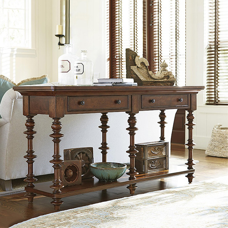 Elegant and refined console table, 37.4" H x 59.05" W x 17.71" D