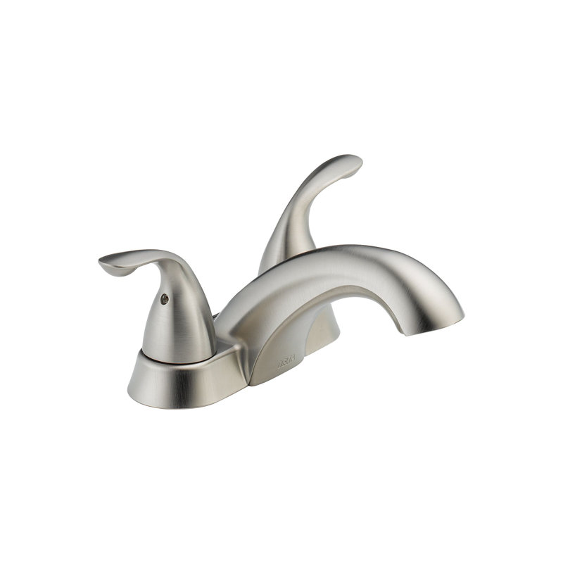 Classic Centerset Bathroom Faucet, Brilliance Stainless