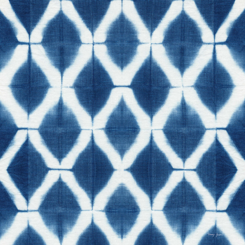 «Crouseville Shibori Square V on Canvas» par Nancy Green, reproduction, H 12 po x l 12 po x P 1,25 po