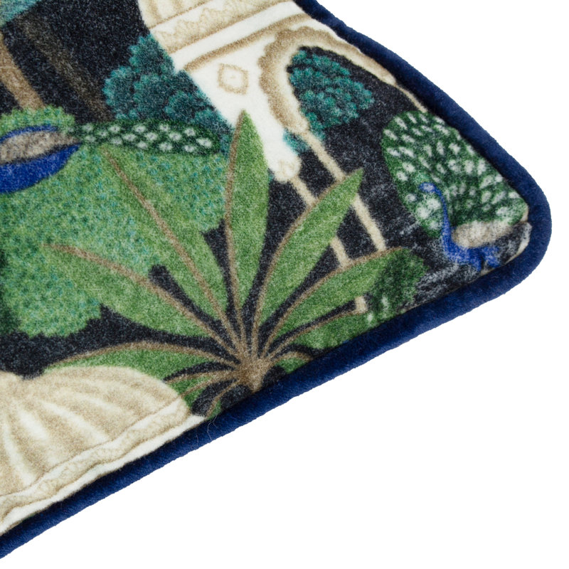 Sehili Abstract Rectangular Throw Cushion With Filling