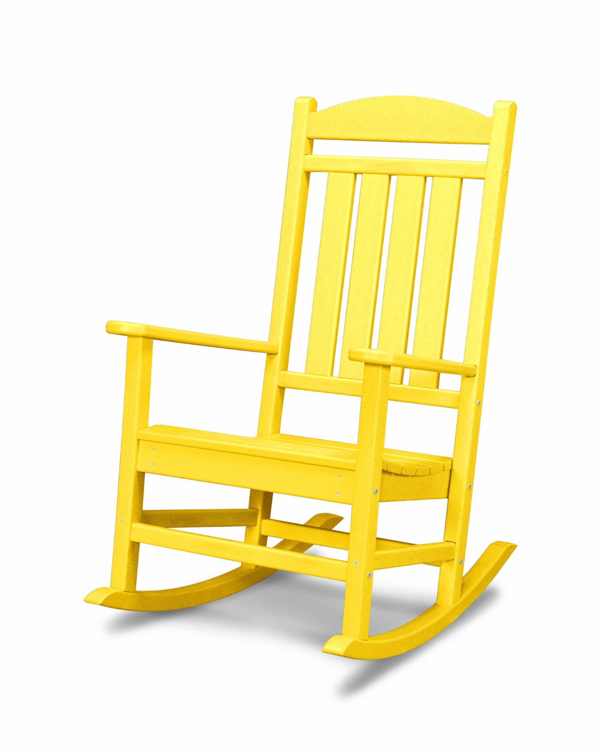 POLYWOOD® Rocker Patio Rocking Chair, Lemon