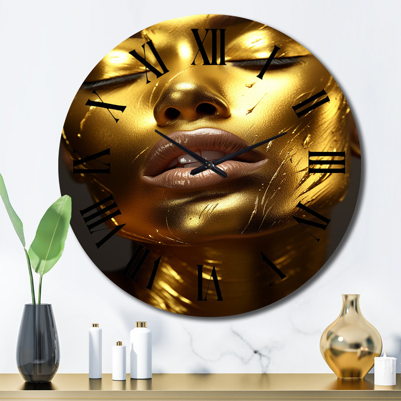 Horloge murale Golden Face, Grand