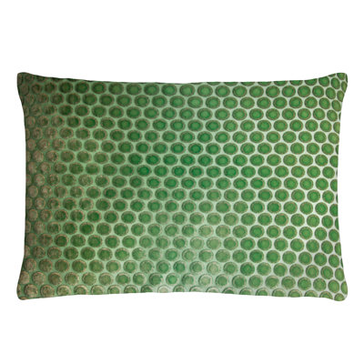 Dots Lumbar Velvet Pillow Cover & Insert