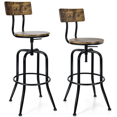 Lesse Swivel Adjustable Height Counter Stool
