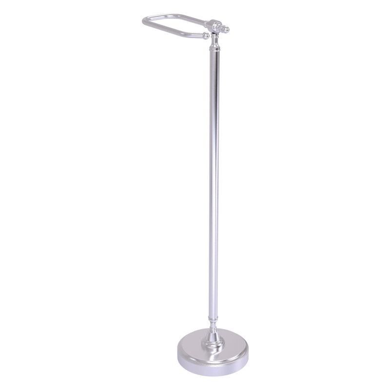 Porte-papier hygiénique sur pied Gober, Chrome satiné