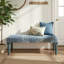 Banc rembourré bleu Mund