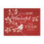 « tableau noir christmas citations vi on red », art textuel sur toile tendue-33410000