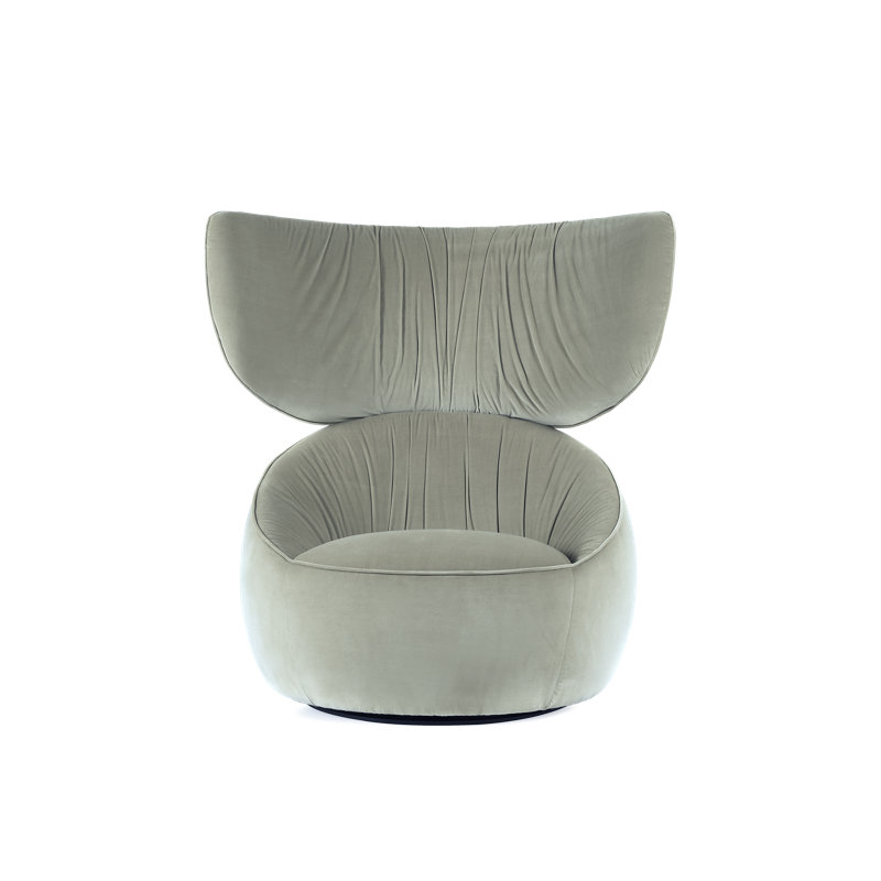 Hana Swivel Wingback Chair, Sage