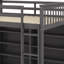 Lit mezzanine Jimmya avec 8 tablettes de rangement ouvertes et échelle intégrée-1712996407-1712996404