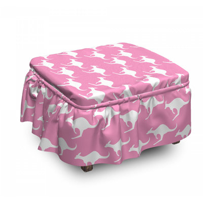 Housse pour repose-pieds aligning diagonale