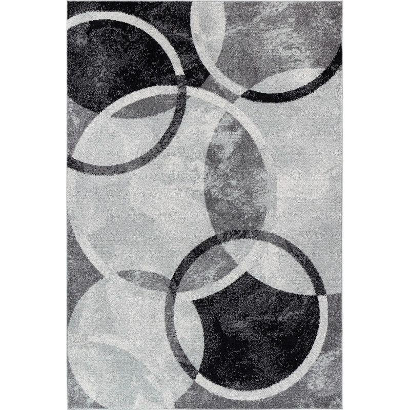 Blannie Geometric Machine Tufted Area Rug, Rectangle 160 x 220 cm