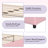 Full Size Upholstered PU Leather Bed Frame, With Butterfly Shaped Headboard And Footboard, Platform Bed Frame With Gold Metal Decorations, No Box Spring Needed, Light Pink-470847829-470847828