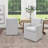 Cathlino 25" Wide Modern No Assembly Upholstered Linen Down Fill Dining Armchair with Interchangeable Casters & Fixed Feet (Set of 2)-98259767