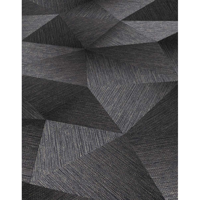 Rouleau de papier peint texturé L 33 pi x l 21 po, Anthracite / métallique