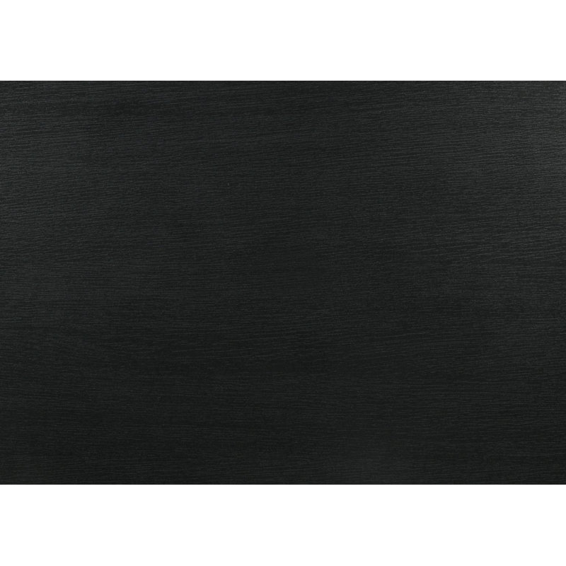 Cadre de grand lit - Commode - Miroir - Commode - Table de chevet, Ebony Black, Queen