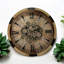 Solid + Manufactured Wood Wall Clock