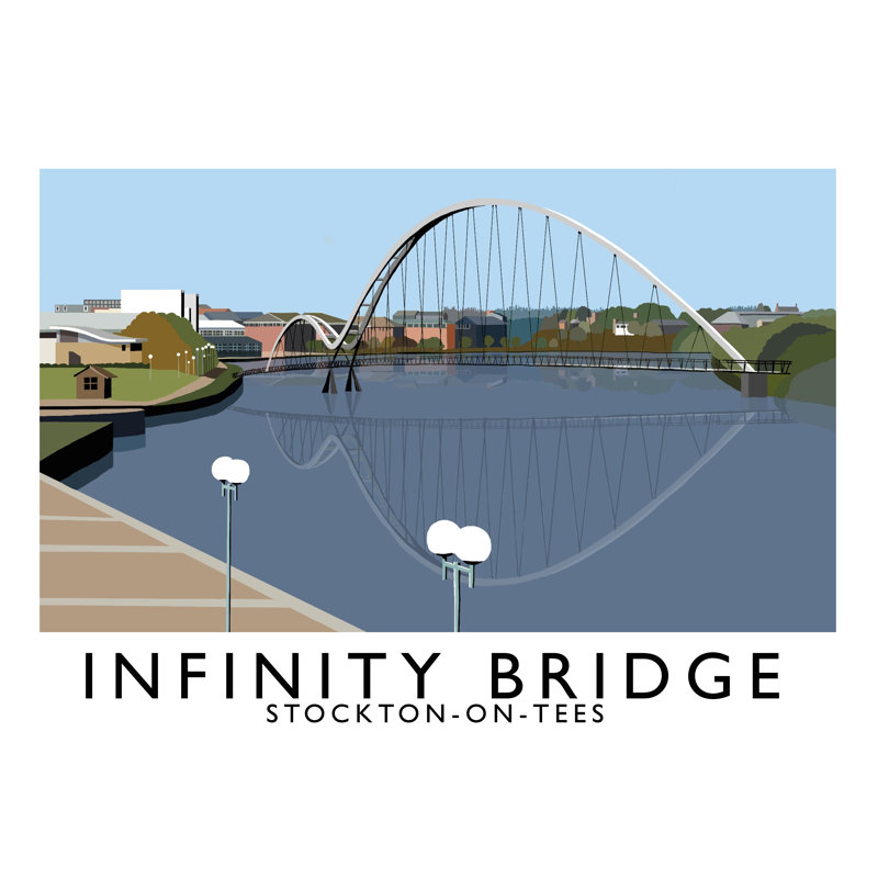 Infinity Bridge 2 by Richard O'Neil - Print, No Frame, 30 cm H x 40 cm W x 1 cm D