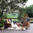 Brunswick 79" Wide Outdoor Teak Patio Daybed with Cushions-1885510002