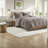 Contemporary Shaggy Fur Bedding Set, Polyester Comforter, Warm & Stylish