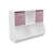 Azha 29.53'' H X 35.43" W Bookcase With Fabric Storage Bins-1868398794