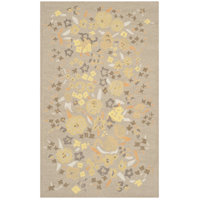 Martha Stewart Wool Pile Floral Rug