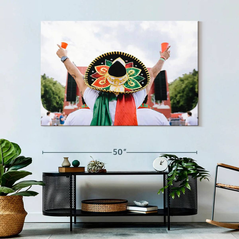 Les fans mexicains de Leisha se régalent, H 34 po x l 51 po
