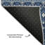 Tapis bleu marine de qualité supérieure lavable à la machine Prisco-1513696206