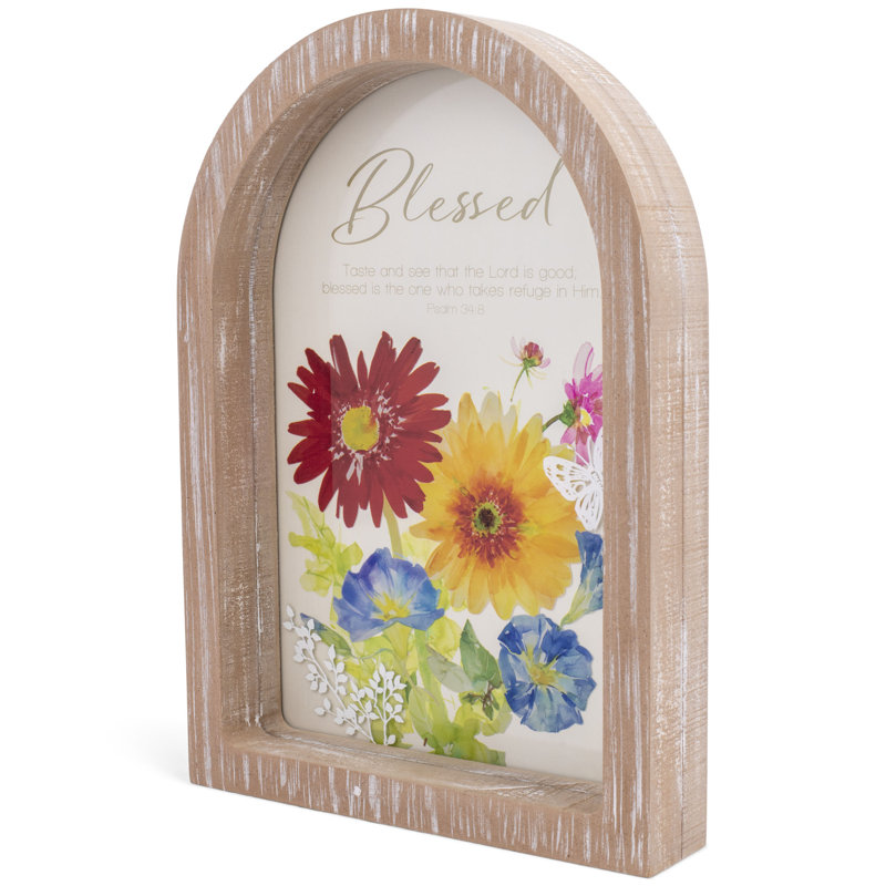 Framed Arch Blessed Taste And See 9x13