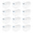 Sterilite Plastic Clear Stackable Latching Storage Box Container