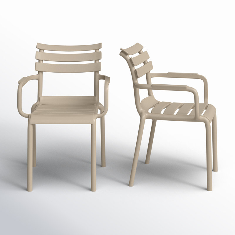 Fauteuil de salle à manger Aragons, Taupe