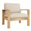 Ensemble de canapé modulaire d'extérieur en acacia