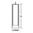 Hiawatha 1 - Light Satin Nickel Single Pendant-1557494815