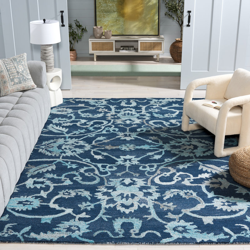 Lyeland Tufted Performance Performance Floral Rug, Rectangle 8' x 10'