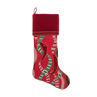 Merry Garland Stocking