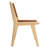 Saoirse Faux Leather Wood Dining Side Chair-99160820-99160819