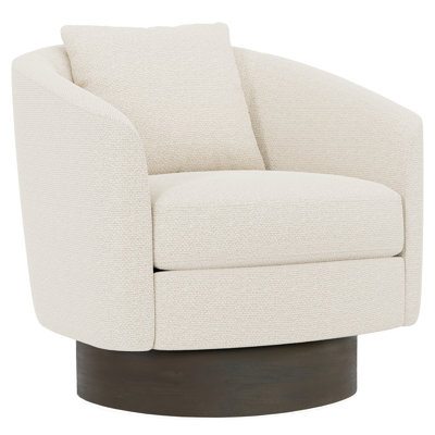 Camino Upholstered Swivel Barrel Chair